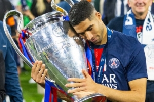 本赛季欧冠速度榜:阿什拉夫排名第一,哈兰德&姆巴佩分列二三